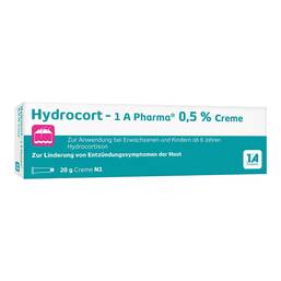 Abbildung: Hydrocort-1A Pharma 0,5% Creme Creme, 20 g PZN 14236870