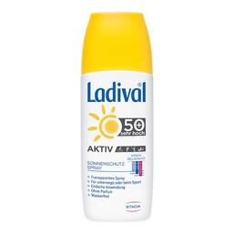 Abbildung: Ladival Aktiv Sonnenschutz Spray LSF 50 + Spray, 150 ml PZN 14241687