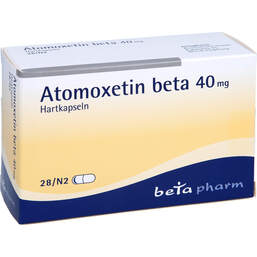 Abbildung: Atomoxetin beta 40 mg Hartkapseln 28 St, Hartkapseln PZN 14244154