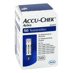 Abbildung: Accu Chek Aviva Teststreifen Plasma II 50 St, Teststreifen PZN 14261075