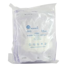 Abbildung: Mulltupfer 15x15 cm walnussgroß ballonf.steril 10X10 St, Tupfer PZN 14266925