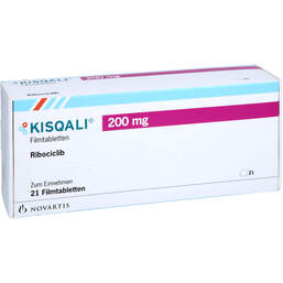 Abbildung: Kisqali 200 mg Filmtabletten 21 St, Filmtabletten PZN 14274095