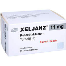 Abbildung: Xeljanz 11 mg Retardtabletten 91 St, Retard-Tabletten PZN 14275290