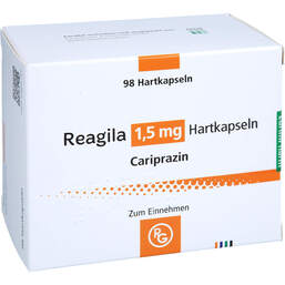 Abbildung: Reagila 1,5 mg Hartkapseln 98 St, Hartkapseln PZN 14276527