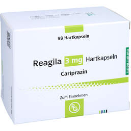 Abbildung: Reagila 3 mg Hartkapseln 98 St, Hartkapseln PZN 14276562