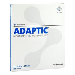 Abbildung: Adaptic 12,7x22,9 cm feuchte Wundauflage 12 St PZN 14277018