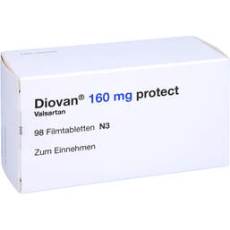 Abbildung: Diovan 160 mg protect Filmtabletten 98 St, Filmtabletten PZN 14277372