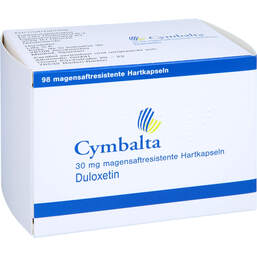 Abbildung: Cymbalta 30 mg magensaftresistente Hartkapseln 98 St, Magensaftresistente Hartkapseln PZN 14281474