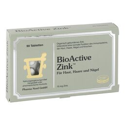 Abbildung: Bioactive Zink Tabletten Tabletten, 90 St PZN 14288447