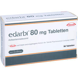 Abbildung: Edarbi 80 mg Tabletten 98 St, Tabletten PZN 14293069