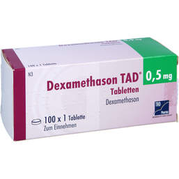 Abbildung: Dexamethason TAD 0,5 mg Tabletten 100 St, Tabletten PZN 14294206