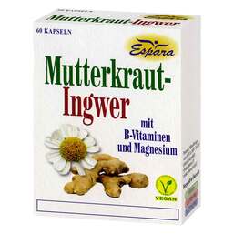Abbildung: Mutterkraut-Ingwer Kapseln 60 St, Kapseln PZN 14300728