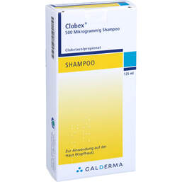 Abbildung: Clobex 500 Mikrogramm / g Shampoo 125 ml, Shampoo PZN 14304867