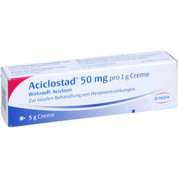 Abbildung: Aciclostad 50 mg pro 1 g Creme 5 g, Creme PZN 14307707