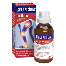 Abbildung: GELENCIUM® arthro Tropfen 50 ml, Mischung PZN 14309132