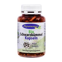 Abbildung: Bio Schwarzkümmel Kapseln vegan Kapseln, 200 St PZN 14309362