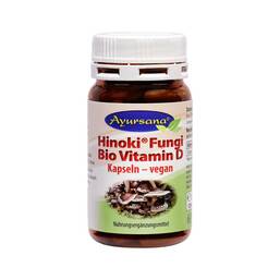 Abbildung: Hinoki Fungi Bio Vitamin D Kapseln vegan Kapseln, 120 St PZN 14309391