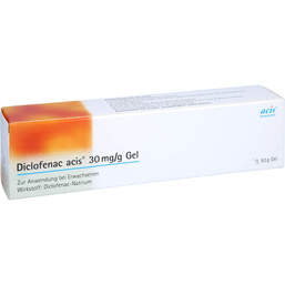 Abbildung: Diclofenac acis 30 mg / g Gel 50 g, Gel PZN 14320719