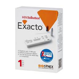 Abbildung: Exacto Hiv Selbsttest Test, 1 St PZN 14323592