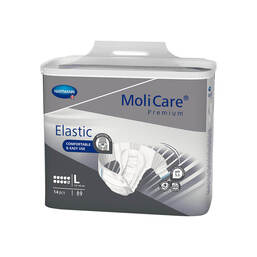 Abbildung: Molicare Premium Elastic Slip 10 Tropfen Größe L 14 St PZN 14327199