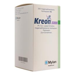 Abbildung: Kreon 35.000 Ph.Eur.Lipase Einheiten magensaftresistent Hartkapseln Magensaftresistente Hartkapseln, 200 St PZN 14327733