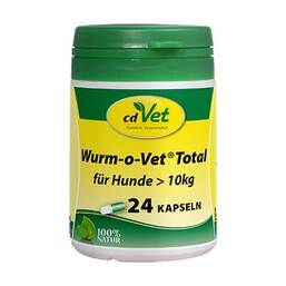 Abbildung: Wurm-o-Vet Total Kapseln für Hunde ab 10 kg Kapseln, 24 St PZN 14330132