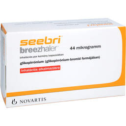 Abbildung: Seebri Breezhaler 44 Mikrogramm Hartk.mit Pulver zur Inh. 30 St, Hartkapseln mit Pulver zur Inhalation PZN 14331195