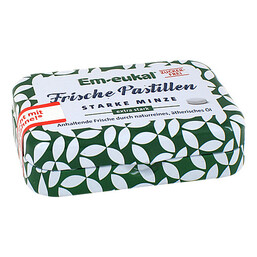 Abbildung: EM Eukal Frische Pastillen starke Minze zuckerfrei 20 g, Pastillen PZN 14331315
