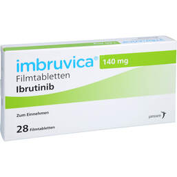 Abbildung: Imbruvica 140 mg Filmtabletten 28 St, Filmtabletten PZN 14332875
