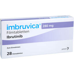 Abbildung: Imbruvica 280 mg Filmtabletten 28 St, Filmtabletten PZN 14332881