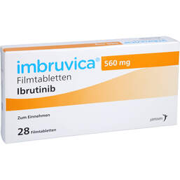 Abbildung: Imbruvica 560 mg Filmtabletten 28 St, Filmtabletten PZN 14332912
