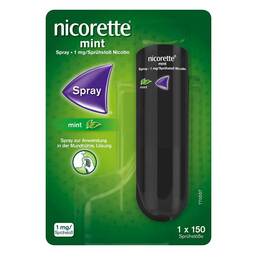 Abbildung: Nicorette Mint Spray 1 mg / Sprühstoß Spray, 1 St PZN 14333260
