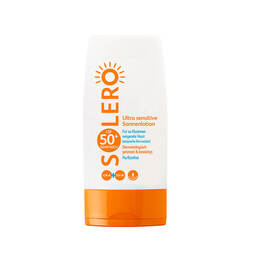 Abbildung: Solero Ultra sensitive Sonnenlotion LSF 50 + Reise Lotion, 50 ml PZN 14335951
