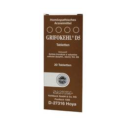 Abbildung: Grifokehl D5 Tabletten 20 St, Tabletten PZN 14336821