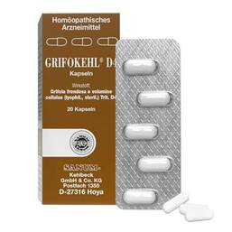 Abbildung: Grifokehl D4 Kapseln 20 St, Kapseln PZN 14336838
