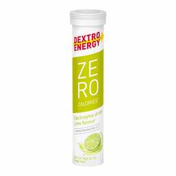 Abbildung: Dextro Energy Zero Calories lime Brausetabletten 20 St, Brausetabletten PZN 14337252