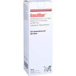 Abbildung: Enstilar 50 µg / g + 0,5 mg / g Schaum z.Anw.auf d.Haut 60 g, Schaum PZN 14347581