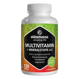 Abbildung: Multivitamin Kapseln hochdosiert Kapseln, 120 St PZN 14347753