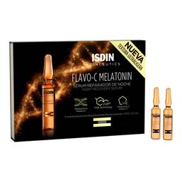 Abbildung: ISDIN Isdinceutics Flavo-C Melatonin Serum Ampulle 10X2 ml, Ampullen PZN 14349551