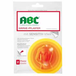 Abbildung: Abc Wärme-Pflaster sensitive Hansaplast med 10x14 Pflaster, 2 St PZN 14352702