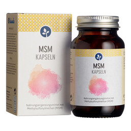 Abbildung: MSM 500 mg Kapseln Kapseln, 60 St PZN 14355020