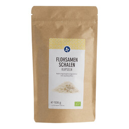 Abbildung: Flohsamenschalen 500 mg Bio Kapseln Kapseln, 180 St PZN 14355043