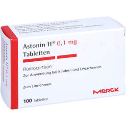 Abbildung: Astonin H 0,1 mg Tabletten 100 St, Tabletten PZN 14357177