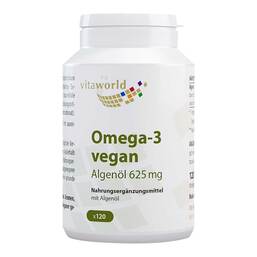Abbildung: Algenöl 625 mg Omega-3 vegan Kapseln 120 St, Kapseln PZN 14360624
