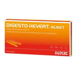 Abbildung: Digesto Hevert injekt Ampullen 10X2 ml, Ampullen PZN 14360966