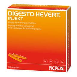Abbildung: Digesto Hevert injekt Ampullen 100X2 ml, Ampullen PZN 14360972