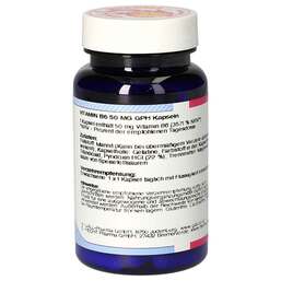 Abbildung: Vitamin B6 50 mg GPH Kapseln 60 St, Kapseln PZN 14364800
