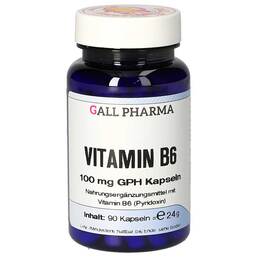 Abbildung: Vitamin B6 100 mg GPH Kapseln Kapseln, 90 St PZN 14364912