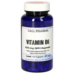 Abbildung: Vitamin B6 100 mg GPH Kapseln 120 St, Kapseln PZN 14364929