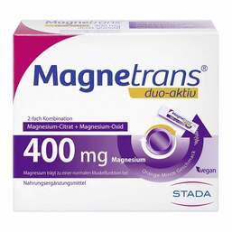 Abbildung: Magnetrans duo-aktiv 400 mg Sticks Granulat, 50 St PZN 14367603